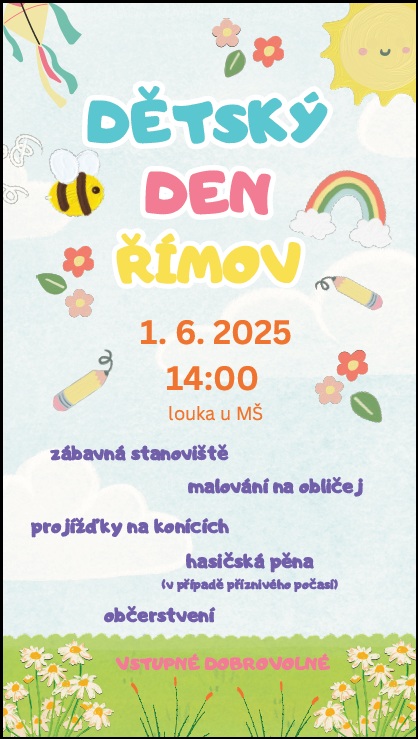 dětský den 2025