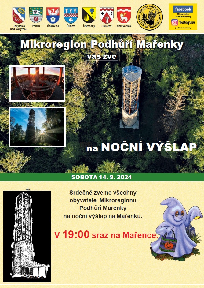 noční výšlap na mařenku 14.9.2024